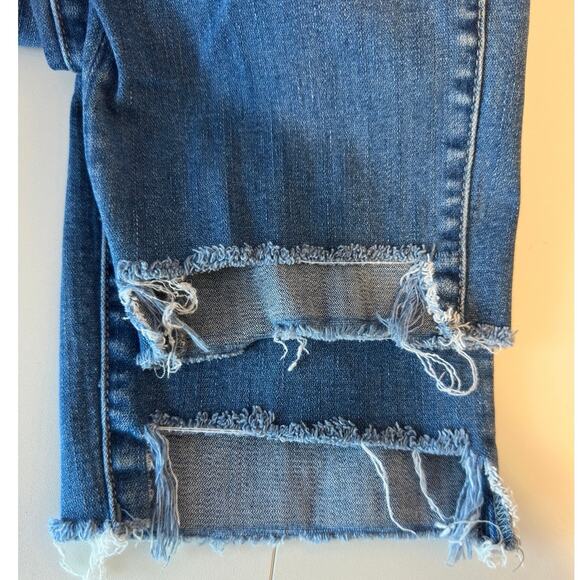 American Eagle Super Stretch Patchwork Jegging Ankle Jeans Size 20 Short - Picture 12 of 13